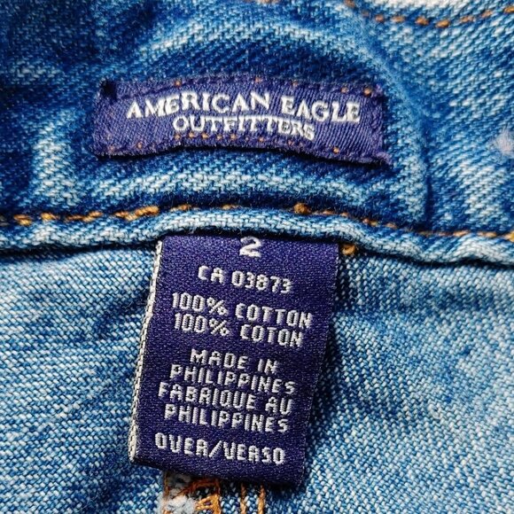 American Eagle Denim Skirt Size 2 - Picture 2 of 3